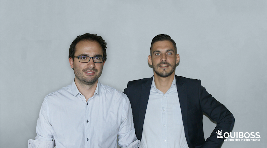 Yoann Coulvier et Adrien Ogor, co-fondateurs de OuiBoss