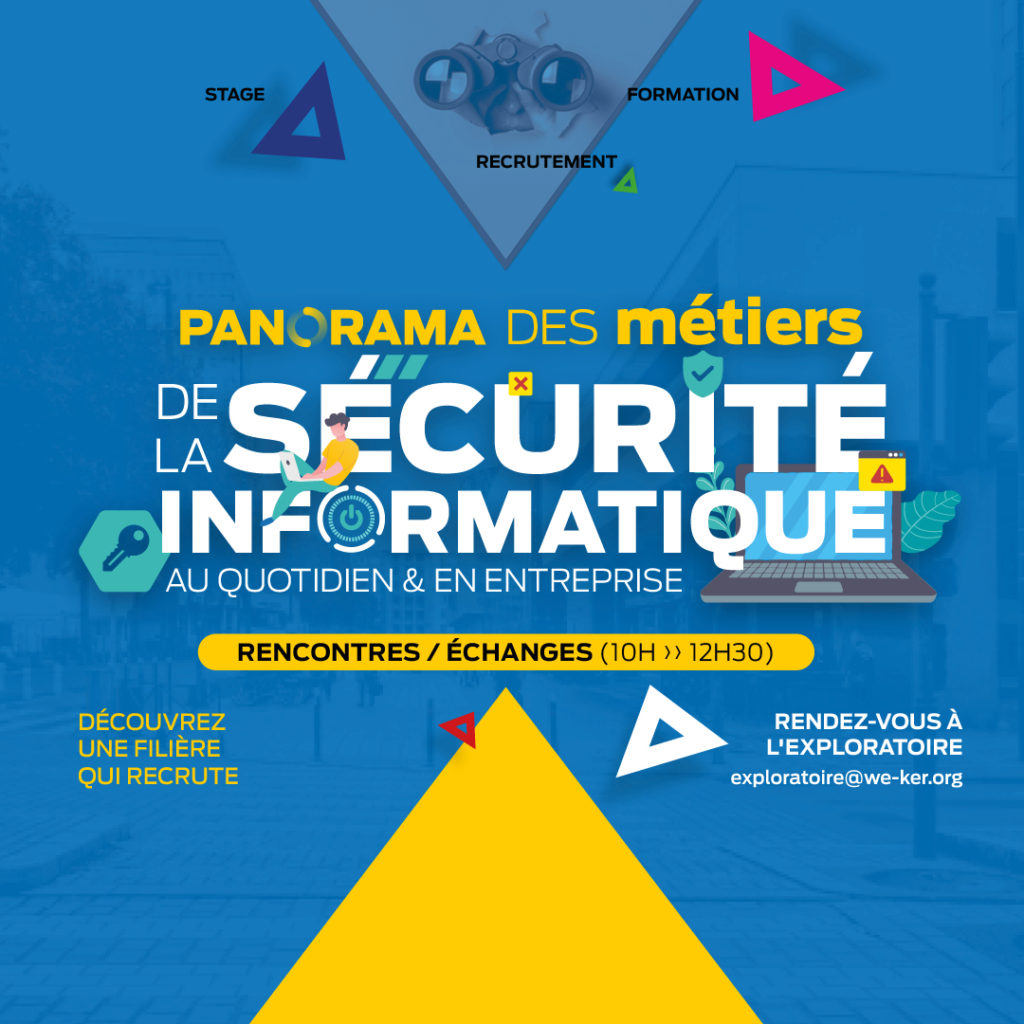 Visuel événement Panorama des métiers de la Sécurité Informatique