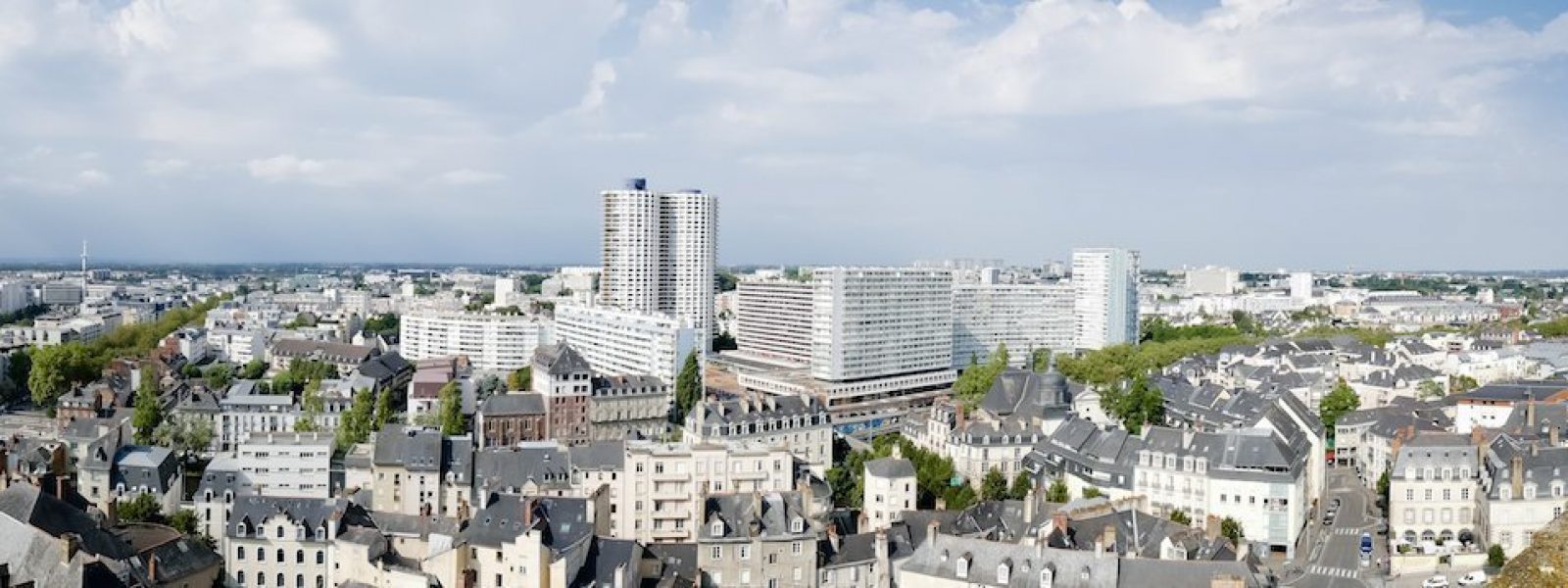 Vue panoramique de Rennes